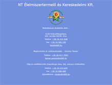 Tablet Screenshot of ntkft.hu